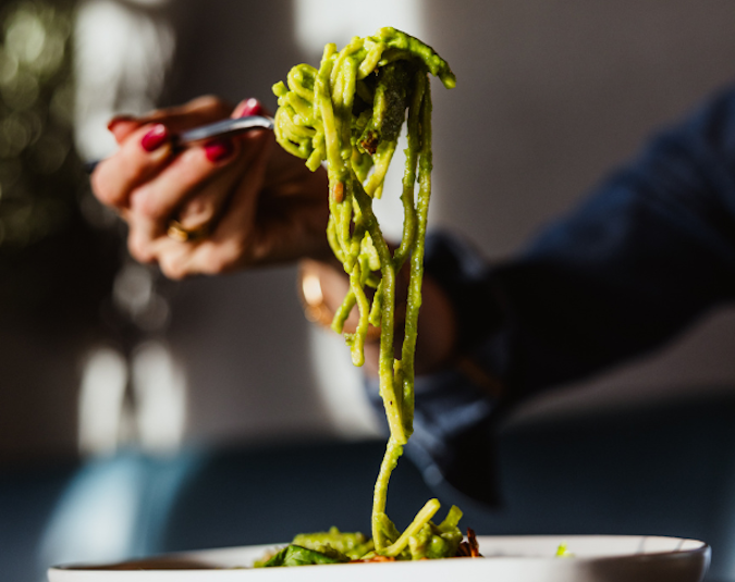 Spaghetti Al Pesto